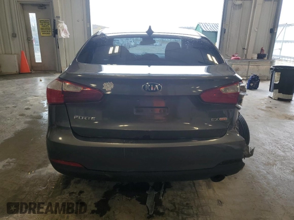 2014 Kia Forte EX with VIN KNAFZ4A81E5103141, listed as a Copart auction lot 55464285 with Not Provided miles and Non Repairable. Bid and sale history available at carsss.com. Image 6.