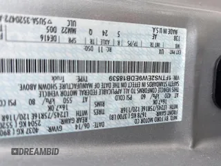 2014 Ford Econoline Cargo Commercial with VIN 1FTNS2EW9EDB18539, listed as a Copart auction lot 50914435 with 188,584 mi miles and Clean Title. Bid and sale history available at carsss.com. Image 10.