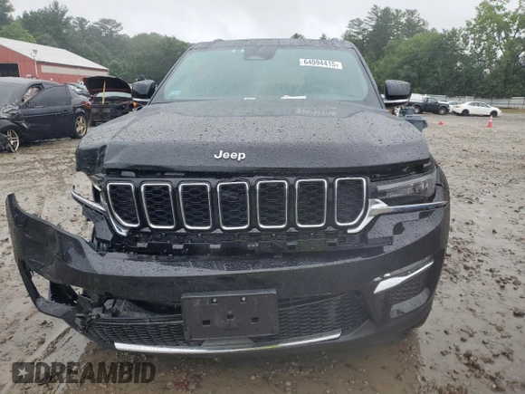 2024 Jeep Grand Cherokee Limited z VIN 1C4RJHBG4RC260670, wystawiony jako Copart lot #64094415 z przebiegiem 7 006 mil mil oraz Szkoda całkowita • Salvage title. Historia ofert i sprzedaży dostępna na DreamBid. Obrazek 5.