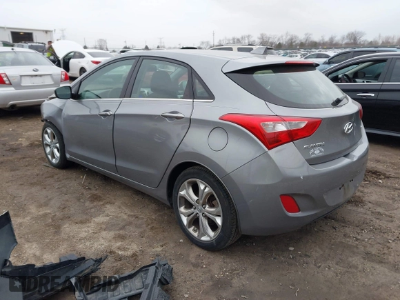 2013 Hyundai Elantra GT with VIN KMHD35LE0DU148382, listed as a IAAI auction lot 41898768 with 77,673 mi miles. Bid and sale history available at carsss.com. Image 3.