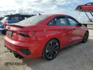 2024 Audi S3 Prestige z VIN WAUJ3DGY8RA066573, wystawiony jako Copart lot #75126954 z przebiegiem Nie podano mil oraz Nie do naprawy • Non repairable. Historia ofert i sprzedaży dostępna na DreamBid. Obrazek 3.