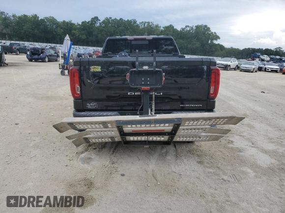 2020 GMC Sierra 1500 Denali with VIN 1GTU9FED5LZ267544, listed as a Copart auction lot 61575405 with 37,528 mi miles and Non repairable. Bid and sale history available at DreamBid. Image 6.