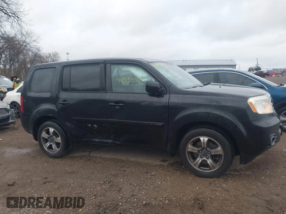 2015 Honda Pilot SE with VIN 5FNYF4H36FB062844, listed as a IAAI auction lot 41845542 with 165,368 mi miles and . Bid and sale history available at DreamBid. Image 6.