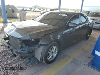 2011 Kia Optima LX z VIN KNAGM4A74B5131876, wystawiony jako Copart lot #69256644 z przebiegiem 117 718 mil mil oraz Szkoda całkowita • Salvage title. Historia ofert i sprzedaży dostępna na DreamBid. Obrazek 1.