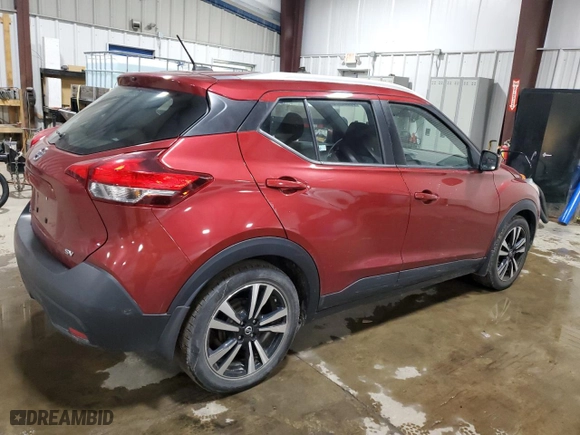 2018 Nissan Kicks SV with VIN 3N1CP5CU5JL538186, listed as a Copart auction lot 50933475 with 122,066 mi miles and Salvage Title. Bid and sale history available at carsss.com. Image 3.