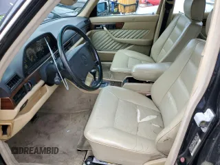 1990 Mercedes-Benz 420 with VIN WDBCA35E8LA539818, listed as a Copart auction lot 45764444 with 219,036 mi miles and Salvage Title. Bid and sale history available at carsss.com. Image 7.