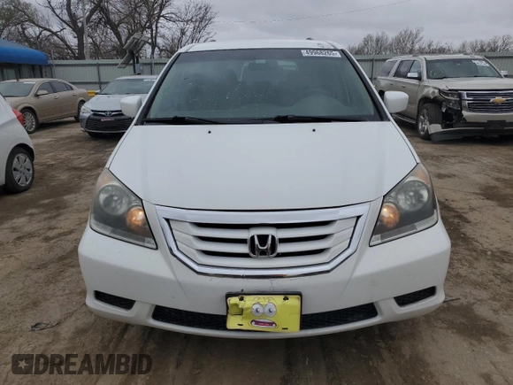 2010 Honda Odyssey EX with VIN 5FNRL3H47AB037296, listed as a Copart auction lot 49968265 with 200,575 mi miles and Salvage Title. Bid and sale history available at carsss.com. Image 5.