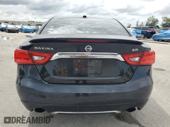 2017 Nissan Maxima SV with VIN 1N4AA6AP3HC434039, listed as a Copart auction lot 62537155 with 126,367 mi miles and Salvage title. Bid and sale history available at DreamBid. Image 6.