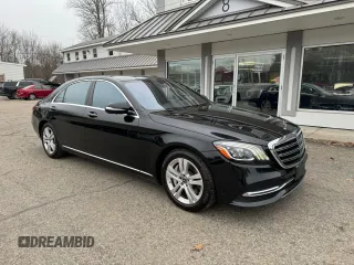 2018 Mercedes-Benz S-Class S 450 with VIN WDDUG6EB8JA374268, listed as a Copart auction lot 87528395 with 163,775 mi miles and Clean Title. Bid and sale history available at carsss.com. Image 1.