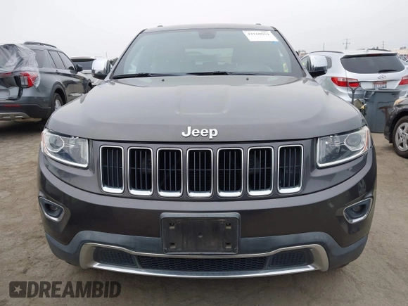 2014 Jeep Grand Cherokee Limited with VIN 1C4RJEBG0EC555774, listed as a IAAI auction lot 42160952 with 102,076 mi miles and . Bid and sale history available at DreamBid. Image 12.