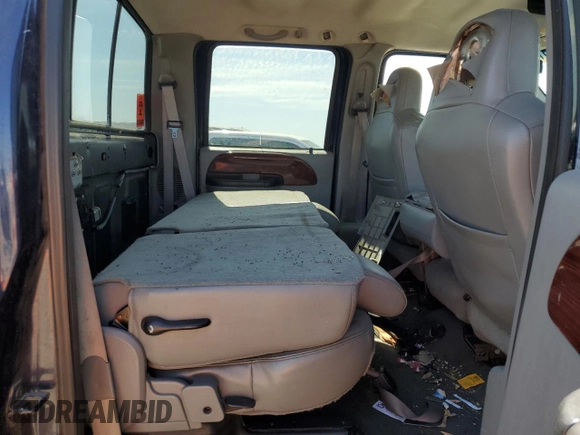 2006 Ford F-250 XL with VIN 1FTSW21P76EC57862, listed as a Copart auction lot 62905515 with 218,060 mi miles and Salvage title. Bid and sale history available at DreamBid. Image 10.