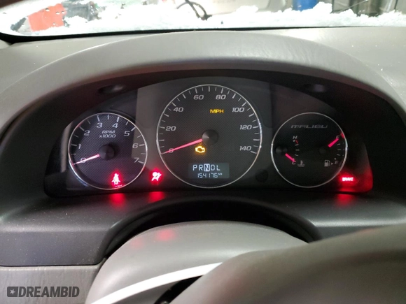 2006 Chevrolet Malibu LT w/0LT with VIN 1G1ZT51F16F105627, listed as a Copart auction lot 45753395 with 154,176 mi miles and Non Repairable. Bid and sale history available at carsss.com. Image 9.
