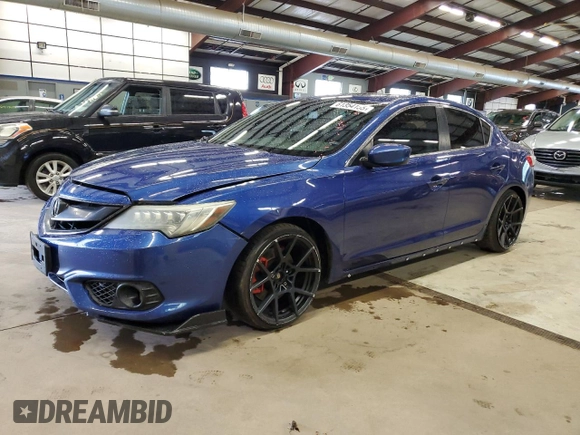 2016 Acura ILX Premium with VIN 19UDE2F8XGA013128, listed as a Copart auction lot 61354155 with 98,475 mi miles and Clean title. Bid and sale history available at DreamBid. Image 1.