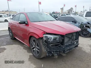 2023 Mercedes-Benz GLE 53 AMG with VIN 4JGFD6BBXPA902431, listed as a IAAI auction lot 40460079 with 17,617 mi miles and . Bid and sale history available at DreamBid. Image 1.