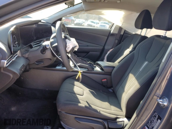 2024 Hyundai Elantra SEL with VIN KMHLM4DG3RU817352, listed as a Copart auction lot 46942885 with 24,432 mi miles and Salvage Title. Bid and sale history available at carsss.com. Image 7.