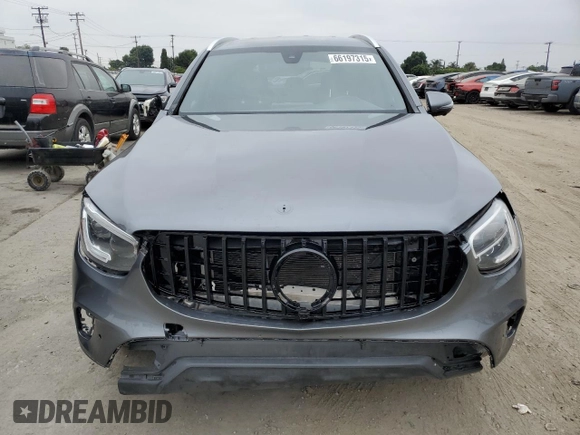 2020 Mercedes-Benz GLC 300 with VIN W1N0G8DB4LF802826, listed as a Copart auction lot 66197315 with 59,211 mi miles and Salvage title. Bid and sale history available at DreamBid. Image 5.