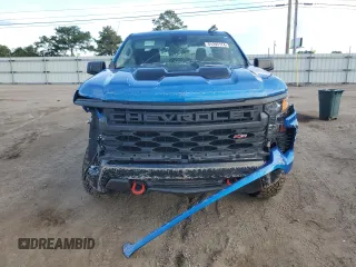 2022 Chevrolet Silverado 1500 Custom Trail Boss with VIN 3GCPDCED1NG685533, listed as a Copart auction lot 61293174 with 62,810 mi miles and Salvage Title. Bid and sale history available at DreamBid. Image 5.