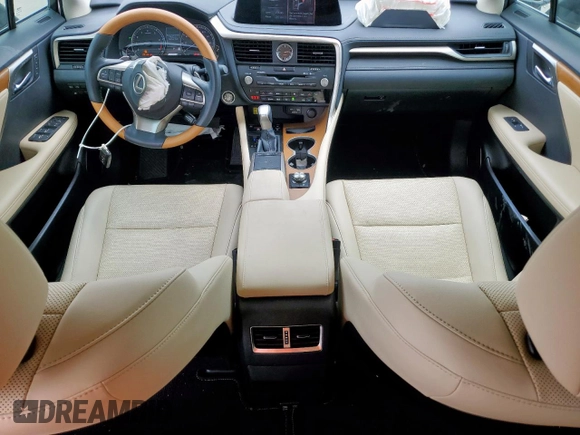 2021 Lexus RX 350 with VIN 2T2HZMAA3MC193923, listed as a Copart auction lot 55042225 with 16,206 mi miles and Salvage Title. Bid and sale history available at DreamBid. Image 8.