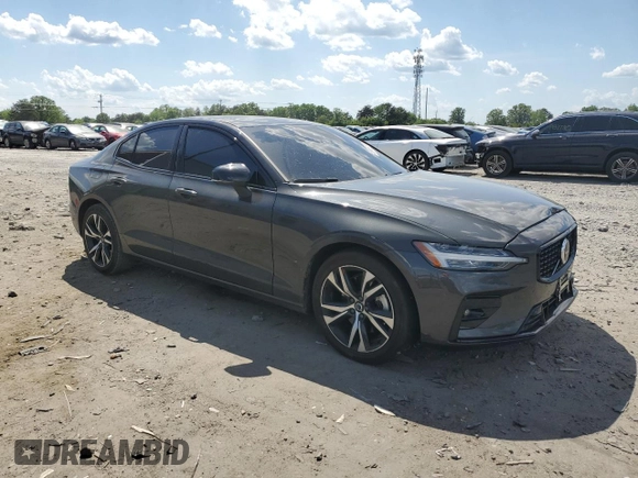 2024 Volvo S60 Core Dark Theme with VIN 7JRL12FK6RG321612, listed as a Copart auction lot 55588135 with 18,912 mi miles and Salvage title. Bid and sale history available at DreamBid. Image 4.