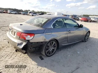 2011 BMW 3 Series 335i with VIN WBADX7C5XBE580244, listed as a Copart auction lot 44993215 with 124,091 mi miles and Salvage Title. Bid and sale history available at carsss.com. Image 3.