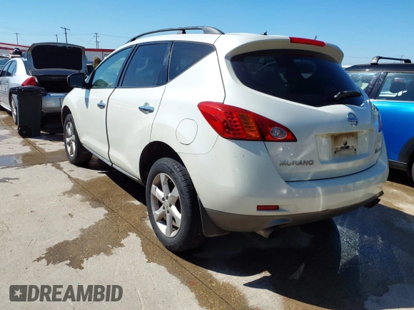 2010 Nissan Murano SL with VIN JN8AZ1MW9AW123166, listed as a IAAI auction lot 42096111 with 254,935 mi miles. Bid and sale history available at carsss.com. Image 3.
