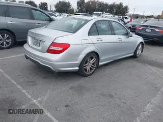 2012 Mercedes-Benz C-Class C 250 Sport with VIN WDDGF4HB4CR199148, listed as a IAAI auction lot 41891233 with 1 mi miles. Bid and sale history available at carsss.com. Image 4.