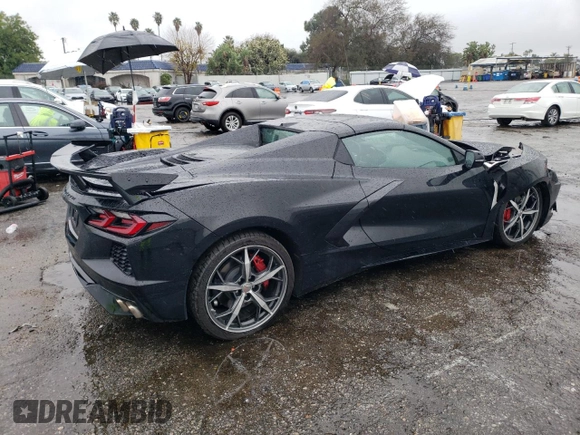 2021 Chevrolet Corvette 1LT with VIN 1G1YA3D4XM5122414, listed as a Copart auction lot 43464004 with 5,023 mi miles. Bid and sale history available at carsss.com. Image 3.