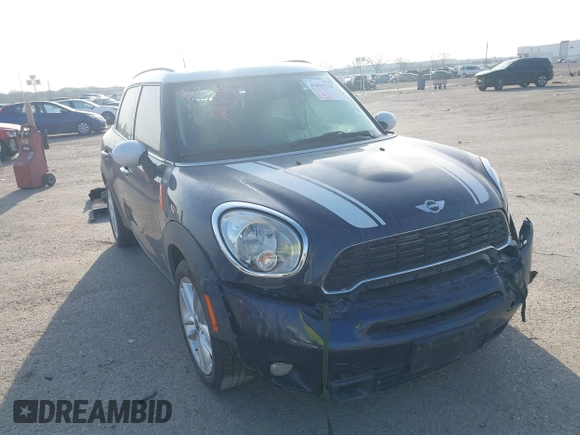 2013 MINI Countryman S ALL4 with VIN WMWZC5C58DWP33707, listed as a IAAI auction lot 41835234 with 98,441 mi miles and . Bid and sale history available at DreamBid. Image 1.