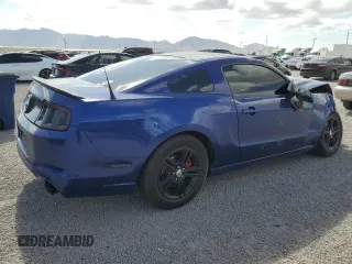 2014 Ford Mustang V6 with VIN 1ZVBP8AM6E5299523, listed as a Copart auction lot 55768065 with 128,500 mi miles and Salvage title. Bid and sale history available at DreamBid. Image 3.