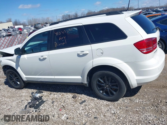 2020 Dodge Journey SE Value with VIN 3C4PDCABXLT265228, listed as a IAAI auction lot 41843599 with 53,797 mi miles and . Bid and sale history available at carsss.com. Image 14.