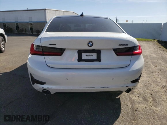 2020 BMW 3 Series 330i xDrive with VIN 3MW5R7J0XL8B18065, listed as a Copart auction lot 53439165 with 69,314 mi miles and Salvage Title. Bid and sale history available at carsss.com. Image 6.
