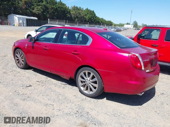 2010 Lincoln MKS w/EcoBoost with VIN 1LNHL9FT9AG615022, listed as a IAAI auction lot 42145446 with 78,475 mi miles. Bid and sale history available at carsss.com. Image 3.