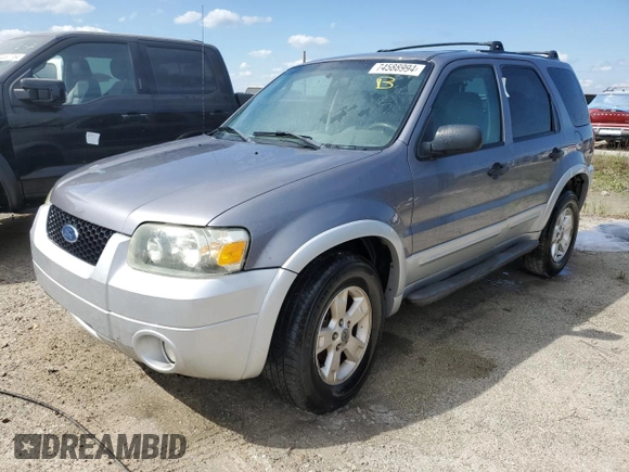 2007 Ford Escape XLT with VIN 1FMYU03187KB60049, listed as a Copart auction lot 74588994 with Not Provided miles and Non Repairable. Bid and sale history available at carsss.com. Image 1.