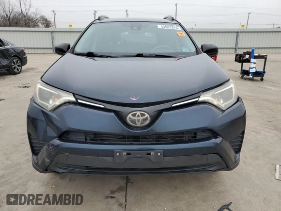 2017 Toyota RAV4 LE with VIN 2T3BFREV3HW579265, listed as a Copart auction lot 43581975 with 100,205 mi miles and Salvage Title. Bid and sale history available at carsss.com. Image 5.