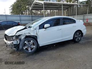2014 Honda Civic Sedan EX with VIN 19XFB2F89EE204047, listed as a Copart auction lot 42176195 with 112,468 mi miles and Salvage Title. Bid and sale history available at carsss.com. Image 1.