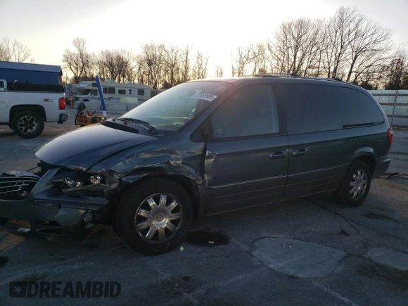 2006 Chrysler Town & Country LWB Limited with VIN 2A8GP64LX6R737814, listed as a Copart auction lot 47658985 with 258,645 mi miles and Salvage Title. Bid and sale history available at carsss.com. Image 1.