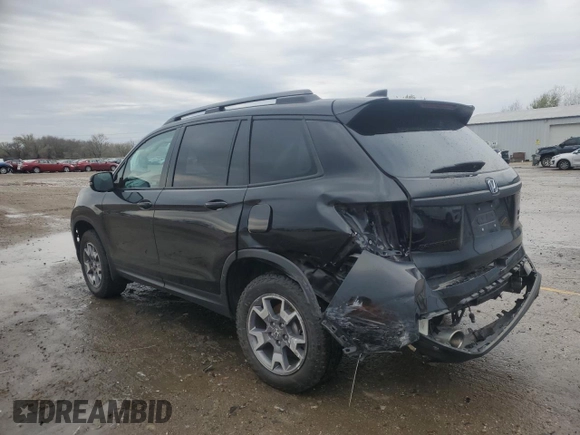 2023 Honda Passport TrailSport with VIN 5FNYF8H65PB040661, listed as a Copart auction lot 52137585 with 32,100 mi miles and Salvage Title. Bid and sale history available at carsss.com. Image 2.