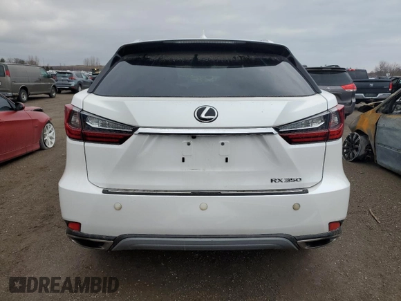 2021 Lexus RX with VIN 2T2HZMDA7MC283040, listed as a Copart auction lot 83882564 with 171,013 mi miles and Salvage Title. Bid and sale history available at carsss.com. Image 6.