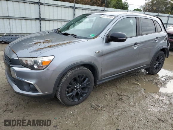 2017 Mitsubishi Outlander ES with VIN JA4AR3AU7HZ038405, listed as a Copart auction lot 58776075 with 172,089 mi miles and Salvage title. Bid and sale history available at DreamBid. Image 1.
