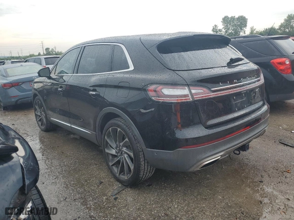 2019 Lincoln Nautilus Reserve with VIN 2LMPJ6LP0KBL21979, listed as a Copart auction lot 66801724 with 94,603 mi miles and Salvage Title. Bid and sale history available at carsss.com. Image 2.