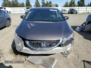 2015 Honda Civic LX with VIN 2HGFB2F55FH528190, listed as a Copart auction lot 51872405 with 175,179 mi miles and Salvage Title. Bid and sale history available at carsss.com. Image 5.