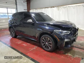 2020 BMW X5 M50i with VIN 5UXJU4C01L9D04371, listed as a Copart auction lot 49628425 with 78,252 mi miles and Salvage Title. Bid and sale history available at DreamBid. Image 4.