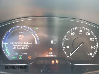 2021 Honda Accord Touring with VIN 1HGCV3F91MA007630, listed as a Copart auction lot 55778435 with 44,491 mi miles and Salvage title. Bid and sale history available at DreamBid. Image 9.