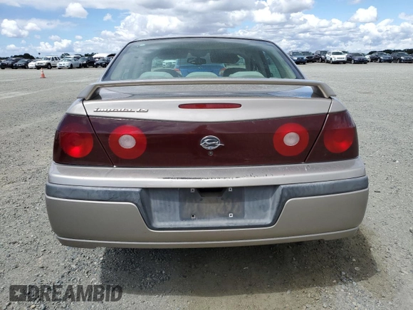 2002 Chevrolet Impala LS z VIN 2G1WH55KX29300298, wystawiony jako Copart lot #56748995 z przebiegiem 59 242 mil mil oraz Czysty tytuł • Clean title. Historia ofert i sprzedaży dostępna na DreamBid. Obrazek 6.