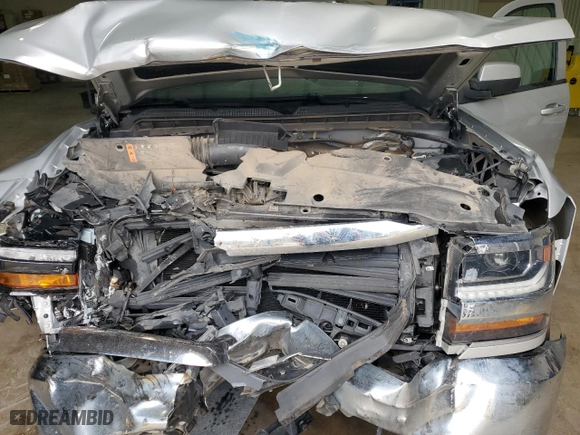 2018 Chevrolet Silverado 1500 LT with VIN 1GCVKREC5JZ355587, listed as a Copart auction lot 46615035 with 107,413 mi miles and Salvage Title. Bid and sale history available at carsss.com. Image 12.