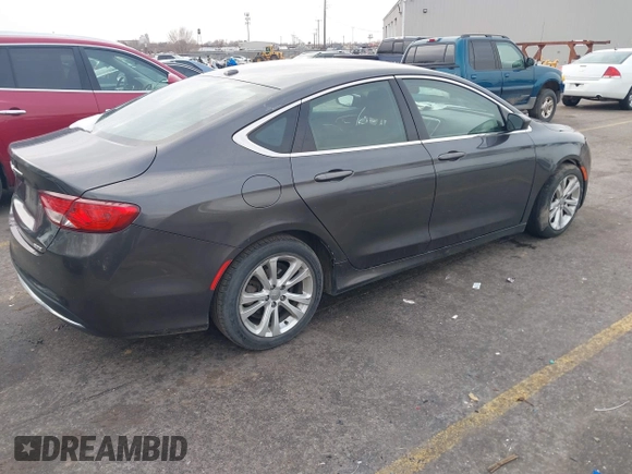 2015 Chrysler 200 Limited with VIN 1C3CCCAB1FN587766, listed as a IAAI auction lot 41237842 with 179,788 mi miles and . Bid and sale history available at DreamBid. Image 4.