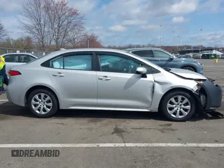 2021 Toyota Corolla LE with VIN 5YFEPMAE8MP219500, listed as a IAAI auction lot 41918596 with 105,576 mi miles and . Bid and sale history available at DreamBid. Image 13.
