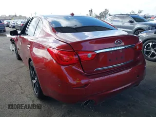 2015 Infiniti Q50 Premium with VIN JN1BV7AP7FM335405, listed as a IAAI auction lot 41502424 with 76,517 mi miles and . Bid and sale history available at DreamBid. Image 3.