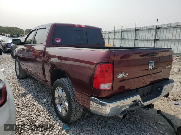 2017 Ram 1500 Big Horn with VIN 3C6RR7LT8HG665545, listed as a Copart auction lot 69569744 with 123,577 mi miles and Salvage Title. Bid and sale history available at carsss.com. Image 2.