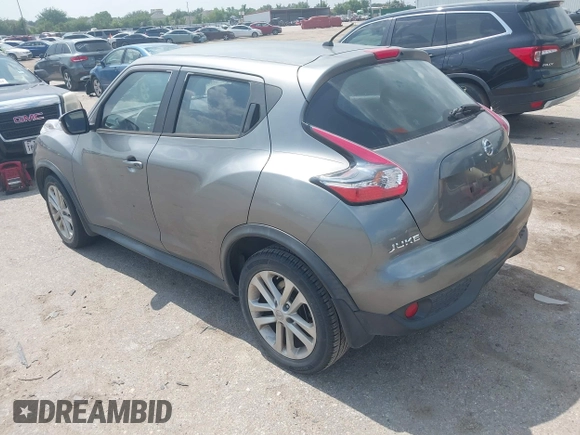2015 Nissan Juke S with VIN JN8AF5MRXFT507850, listed as a IAAI auction lot 42451267 with 124,891 mi miles and . Bid and sale history available at DreamBid. Image 3.